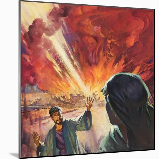 Destruction of Sodom and Gomorah-McConnell-Mounted Giclee Print