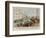 Destruction of Tea in Boston Harbor-Sarony & Major-Framed Art Print