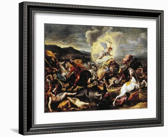 Destruction of the Armies of Sennacherib, Late 16th-Early 17th Century-null-Framed Giclee Print