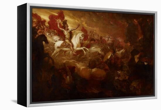 Destruction of the Beast and the False Prophet, 1804-Benjamin West-Framed Premier Image Canvas