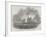 Destruction of the North Shore Cotton-Mill, at Liverpool, by Fire-null-Framed Giclee Print