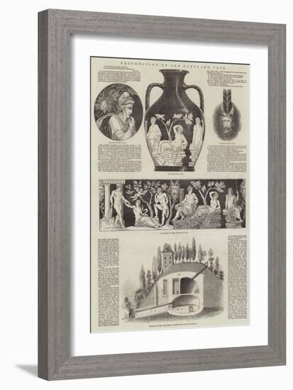 Destruction of the Portland Vase-null-Framed Giclee Print