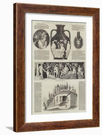 Destruction of the Portland Vase-null-Framed Giclee Print