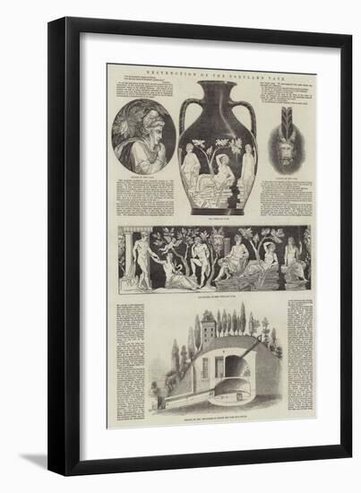 Destruction of the Portland Vase-null-Framed Giclee Print