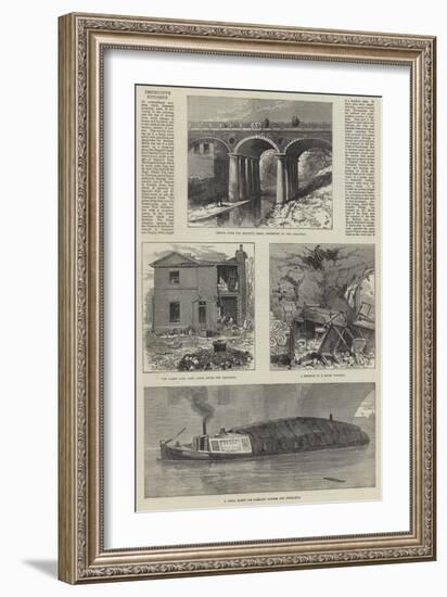 Destructive Explosion-Robert Neal Hind-Framed Giclee Print