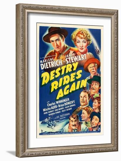 Destry Rides Again, 1939-null-Framed Giclee Print