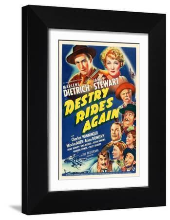 Destry Rides Again, 1939 - Giclee Print, 16x24