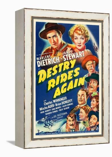 Destry Rides Again, 1939-null-Framed Premier Image Canvas