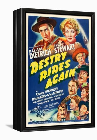 Destry Rides Again, 1939-null-Framed Premier Image Canvas