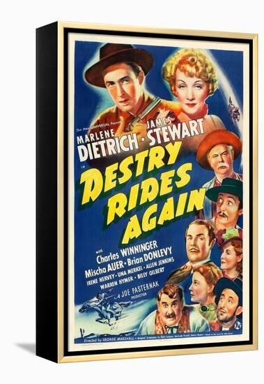 Destry Rides Again, 1939-null-Framed Premier Image Canvas