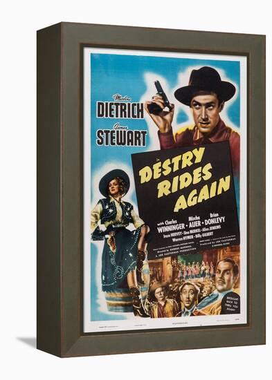 Destry Rides Again, 1939-null-Framed Stretched Canvas