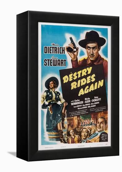 Destry Rides Again, 1939-null-Framed Stretched Canvas