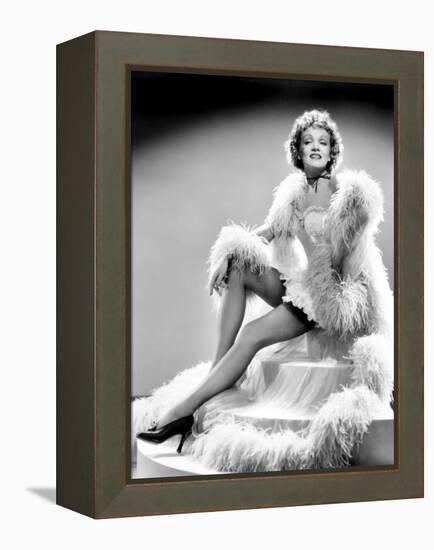 Destry Rides Again, Marlene Dietrich, 1939-null-Framed Stretched Canvas