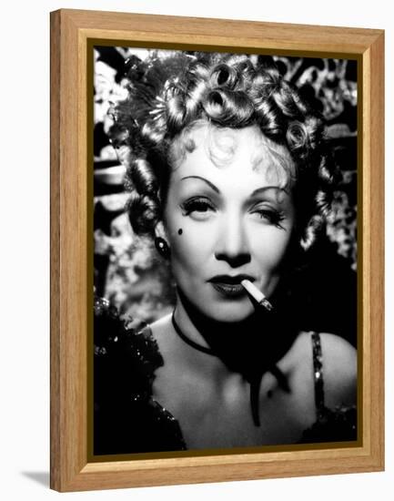 Destry Rides Again, Marlene Dietrich, 1939-null-Framed Stretched Canvas