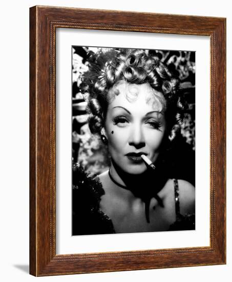 Destry Rides Again, Marlene Dietrich, 1939-null-Framed Photo