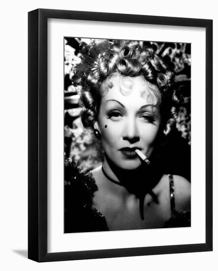 Destry Rides Again, Marlene Dietrich, 1939-null-Framed Photo