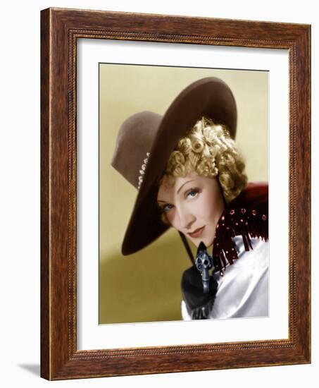 Destry Rides Again, Marlene Dietrich, 1939-null-Framed Photo