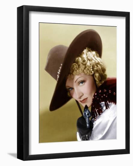 Destry Rides Again, Marlene Dietrich, 1939-null-Framed Photo