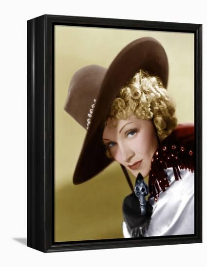Destry Rides Again, Marlene Dietrich, 1939-null-Framed Stretched Canvas