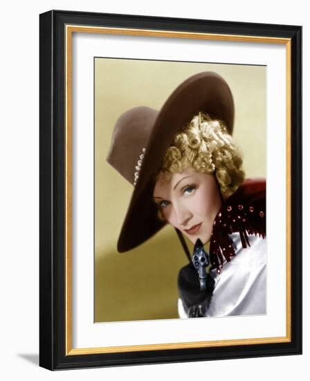 Destry Rides Again, Marlene Dietrich, 1939-null-Framed Premium Photographic Print