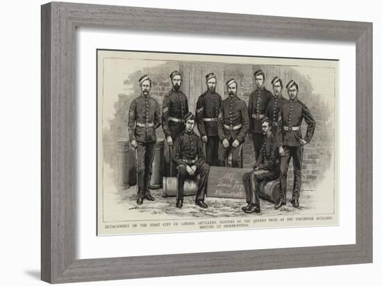 Detachment of the First City of London Artillery-null-Framed Giclee Print