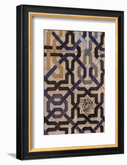 Detail, Alhambra, Granada, Province of Granada, Andalusia, Spain-Michael Snell-Framed Photographic Print