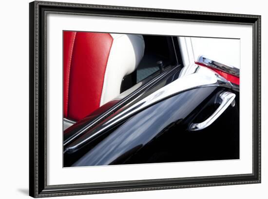 Detail at Classic Car Show, Kirkland, Washington, USA-Merrill Images-Framed Photographic Print