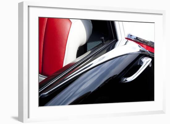 Detail at Classic Car Show, Kirkland, Washington, USA-Merrill Images-Framed Photographic Print