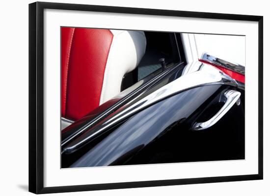 Detail at Classic Car Show, Kirkland, Washington, USA-Merrill Images-Framed Photographic Print