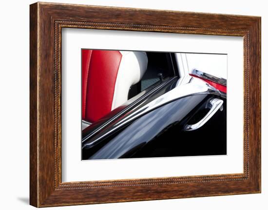 Detail at Classic Car Show, Kirkland, Washington, USA-Merrill Images-Framed Photographic Print