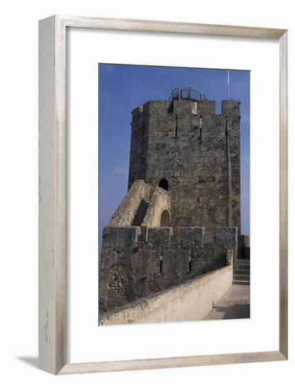 Detail from a Defensive Tower of Palmela Castle. Portugal-null-Framed Giclee Print