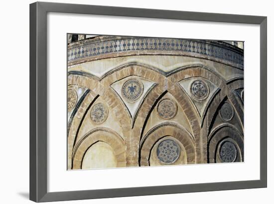 Detail from Apse of Cathedral of Monreale, 12th-13th Century, Monreale, Sicily, Italy-null-Framed Giclee Print