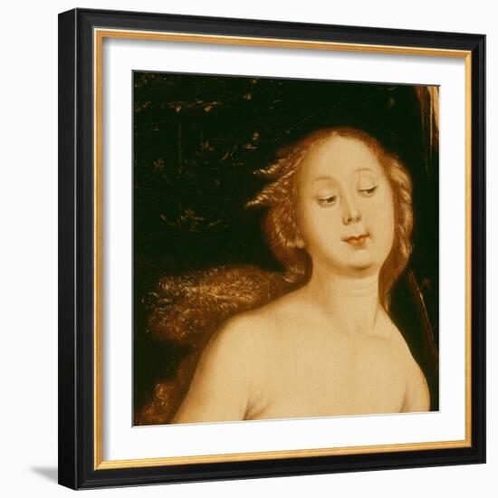 Detail from Eve, the Serpent and Death-Hans Baldung Grien-Framed Giclee Print