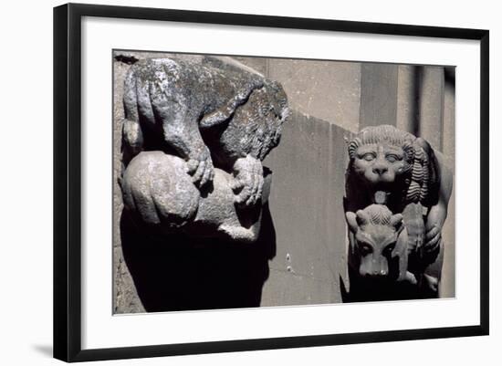 Detail from Exterior of Roman-Catholic Cathedral in Citadel of Alba Iulia, Romania--Framed Giclee Print