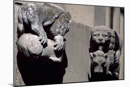 Detail from Exterior of Roman-Catholic Cathedral in Citadel of Alba Iulia, Romania-null-Mounted Giclee Print