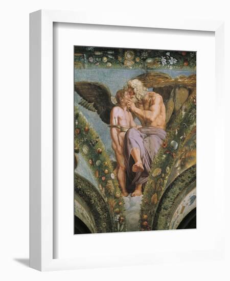 Detail from Fresco Cycle Stories of Cupid and Psyche, 1518-Raffaello Sanzio-Framed Giclee Print