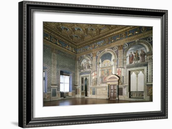 Detail from Frescoes-Domenico Ghirlandaio-Framed Giclee Print