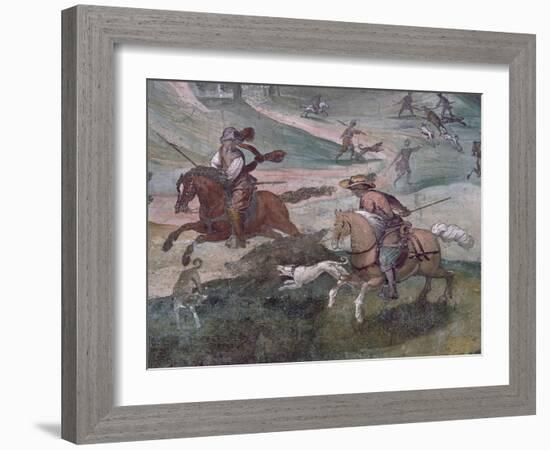 Detail from Hunting Scene, 1574-1581-Antonio Tempesta-Framed Giclee Print