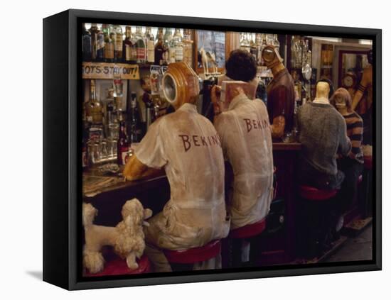 Detail from Interior of Ed Kienholz's Assemblage "The Beanery"-Ralph Crane-Framed Premier Image Canvas