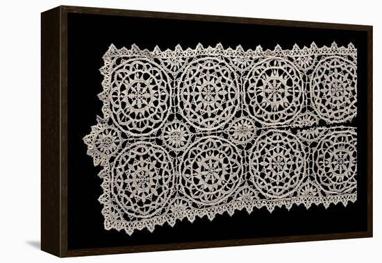 Detail from Lace Decorated with Rosettes, Beginning of 1600s-null-Framed Premier Image Canvas