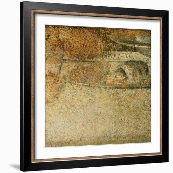 Detail from Leonardo's Last Supper: What Specialists Believed to be a Piece of Bread-Leonardo da Vinci-Framed Giclee Print