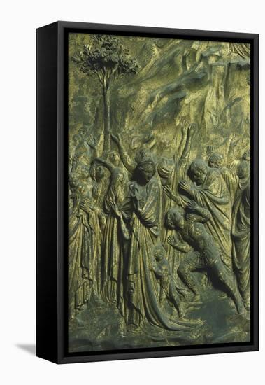 Detail from Panel-Lorenzo Ghiberti-Framed Premier Image Canvas