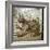 Detail from Roman mosaic showing a cat, Pompeii, Italy. Artist: Unknown-Unknown-Framed Giclee Print