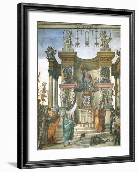 Detail from Shrine of Madonna-null-Framed Giclee Print
