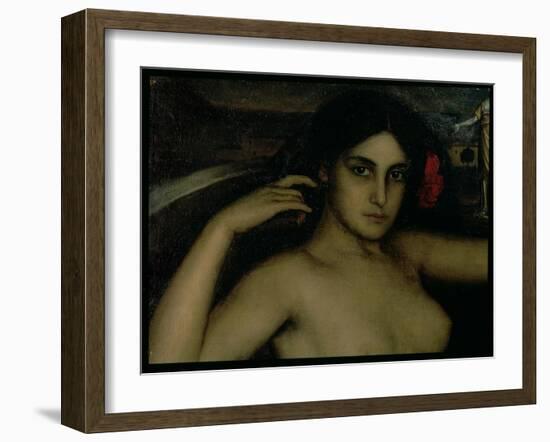 Detail from the Altarpiece of Love-Julio Romero de Torres-Framed Giclee Print