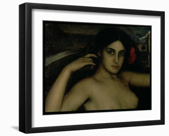 Detail from the Altarpiece of Love-Julio Romero de Torres-Framed Giclee Print