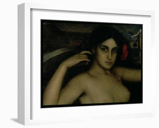 Detail from the Altarpiece of Love-Julio Romero de Torres-Framed Giclee Print