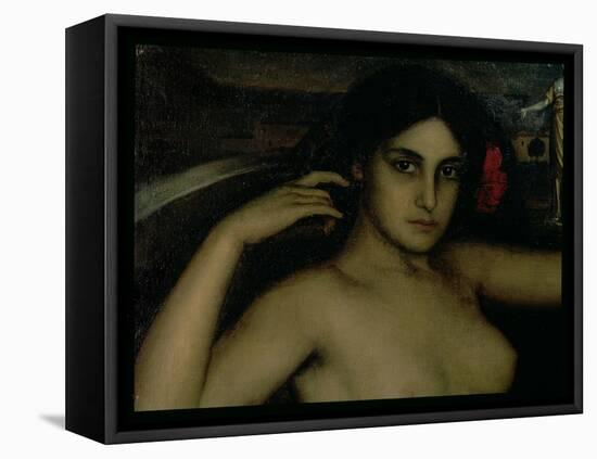 Detail from the Altarpiece of Love-Julio Romero de Torres-Framed Premier Image Canvas