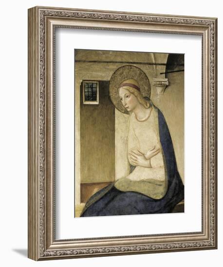 Detail from the Annunciation Showing Figure of Mary-Giovanni Da Fiesole-Framed Giclee Print