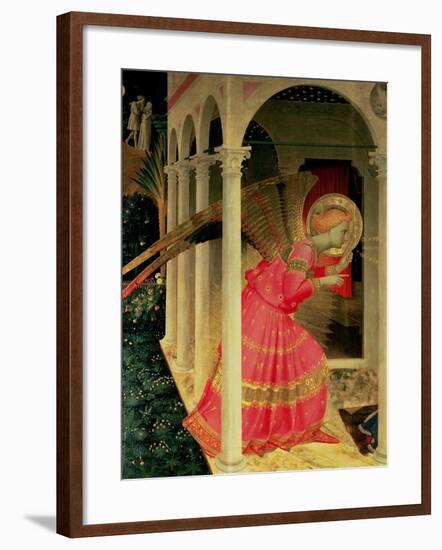 Detail from the Annunciation Showing the Angel Gabriel-Fra Angelico-Framed Giclee Print